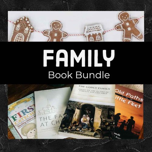 Four books with text Family Book Bundle