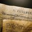 Pages of the United States Constitution, showing We the People